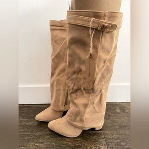 NWT Knee-High Heeled Boots